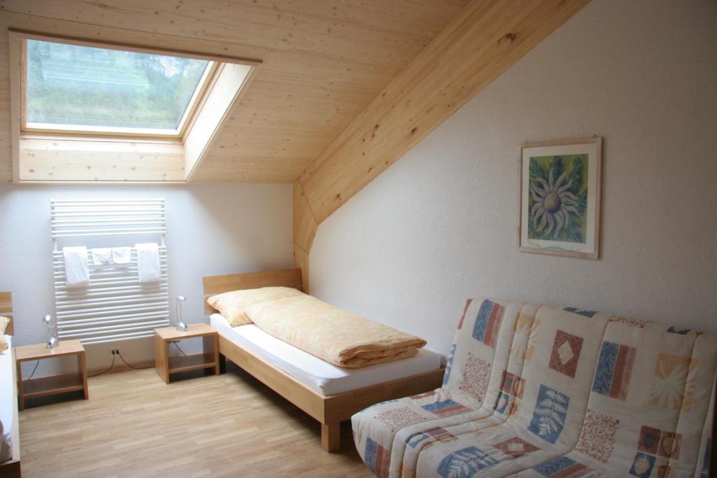 Postel nebo postele na pokoji v ubytování Hotel Hof und Post