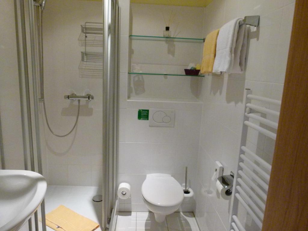 Koupelna v ubytování Hotel Holzhauer