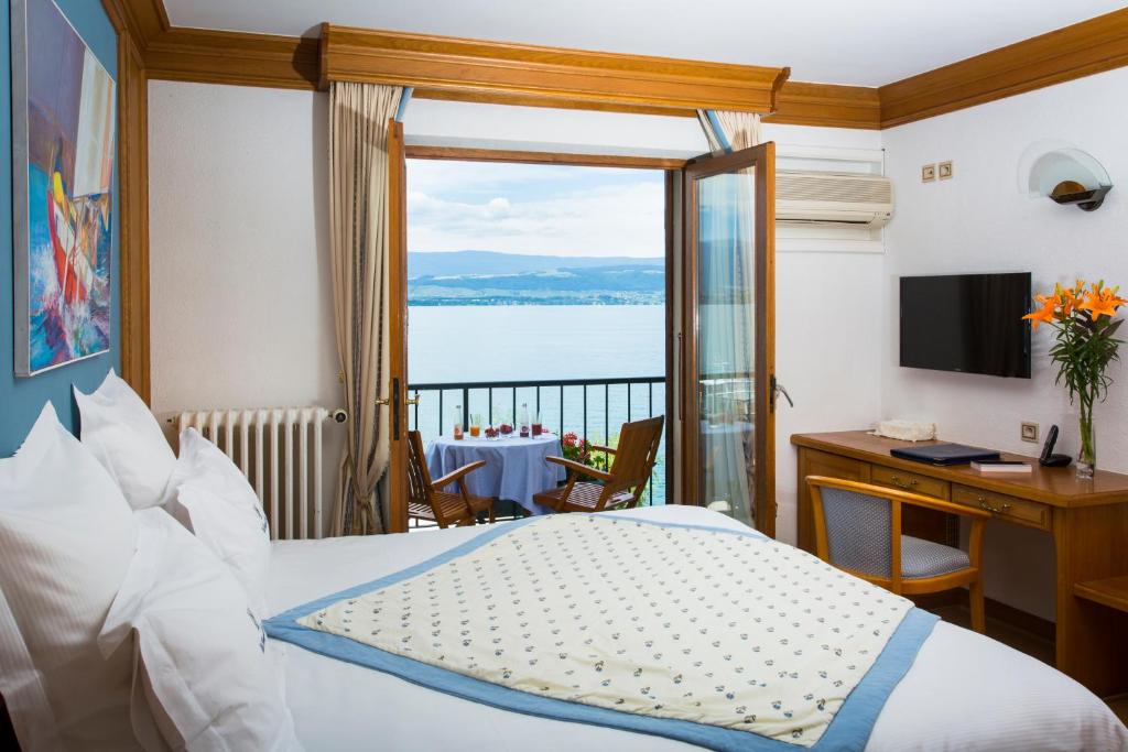 Hôtel Restaurant Du Port - Habitación Superior Con Vistas Al Lago