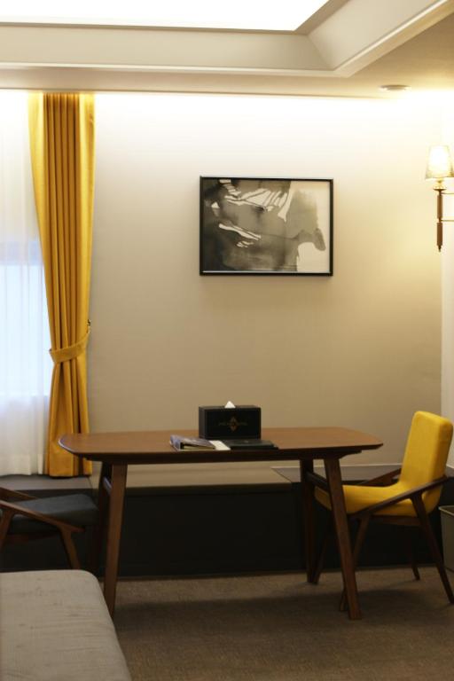 TV a/nebo společenská místnost v ubytování Polaris Hotel