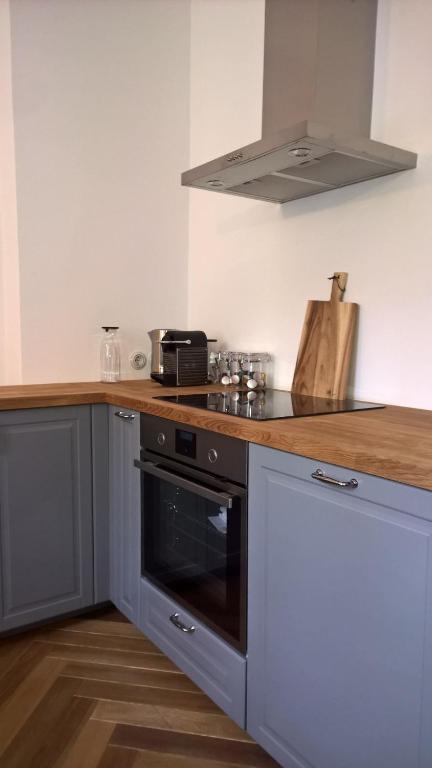 A kitchen or kitchenette at Villa Bertholini