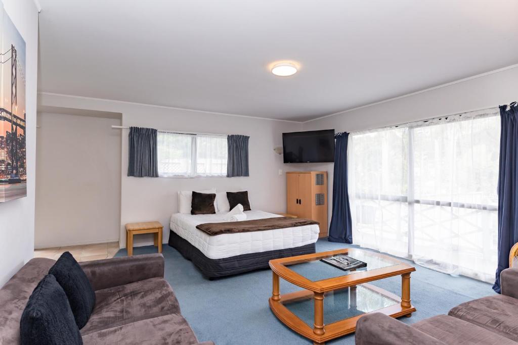 Posezení v ubytování Dolphin Motel