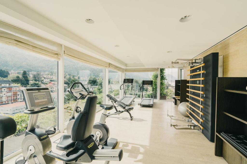 Fitness centrum a/nebo fitness zařízení v ubytování Hotel La Palma