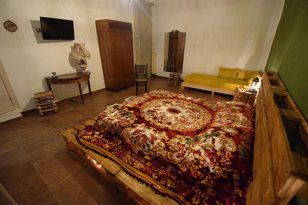 Posteľ alebo postele v izbe v ubytovaní Zù Mariu B&B