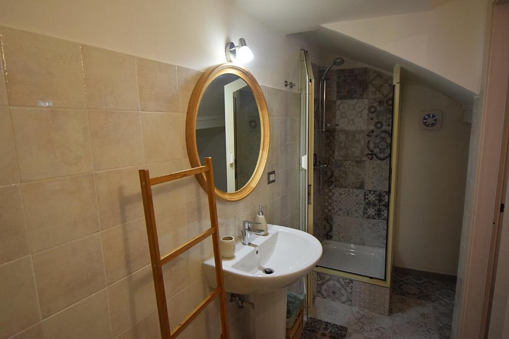 Kúpeľňa v ubytovaní Zù Mariu B&B