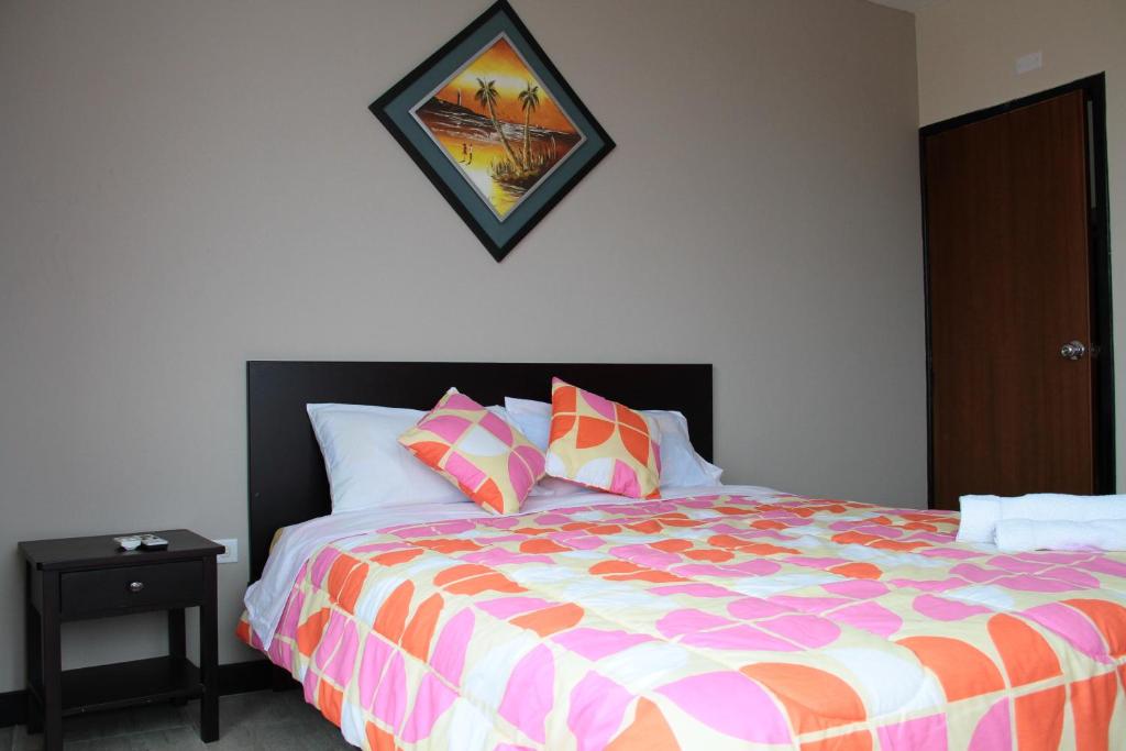 Postel nebo postele na pokoji v ubytování Fogata Hostel