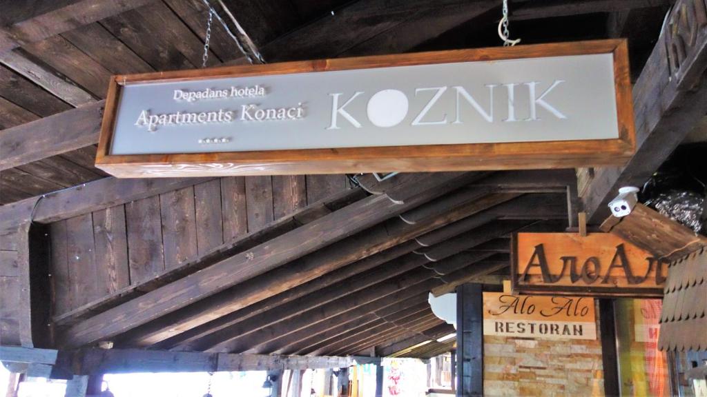 Sertifikat, nagrada, logo ili drugi dokument prikazan u objektu Elite Apartment Konaci
