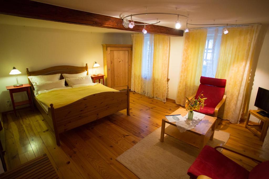 Postel nebo postele na pokoji v ubytování Beate's Bed & Breakfast