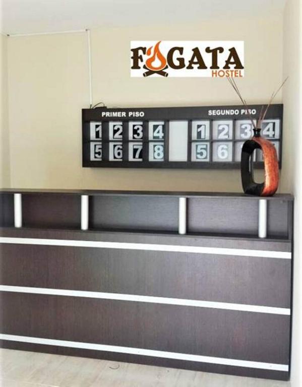 Certifikát, hodnocení, plakát nebo jiný dokument vystavený v ubytování Fogata Hostel