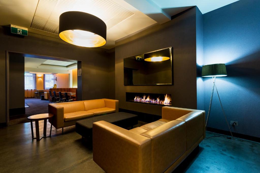 Posezení v ubytování Customs House Hotel