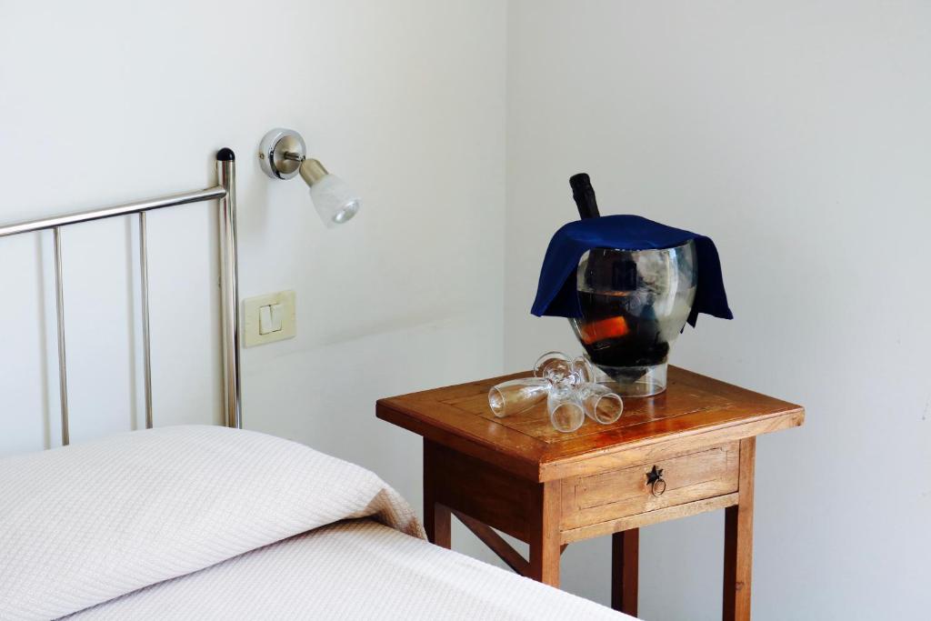 Postel nebo postele na pokoji v ubytování Hotel Rizieri