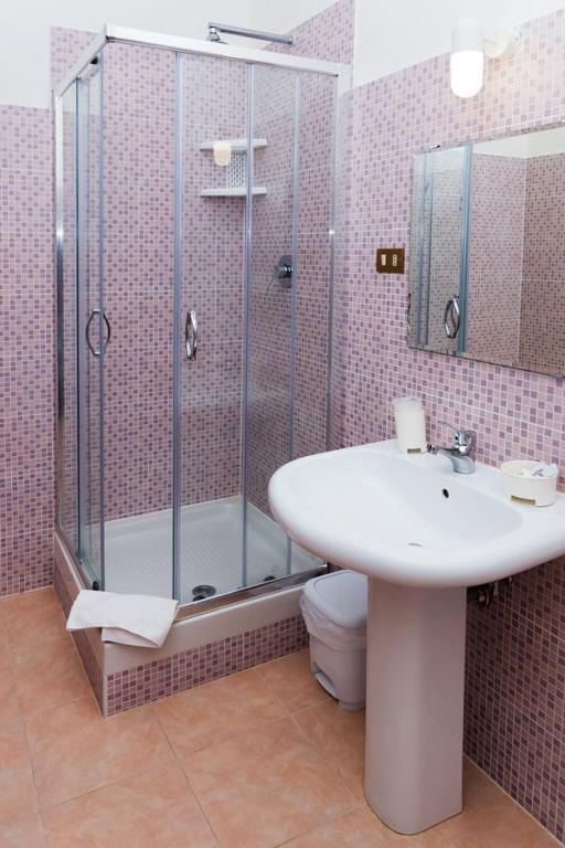 Koupelna v ubytování Affittacamere Orchidea