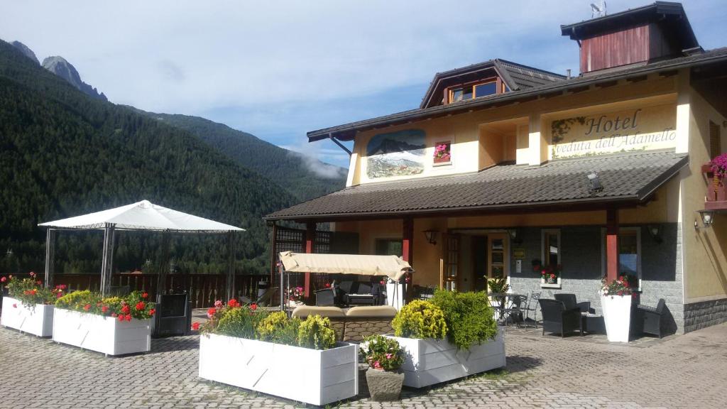 Widok na góry z tego hotelu