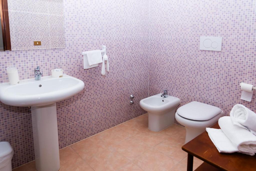 Koupelna v ubytování Affittacamere Orchidea