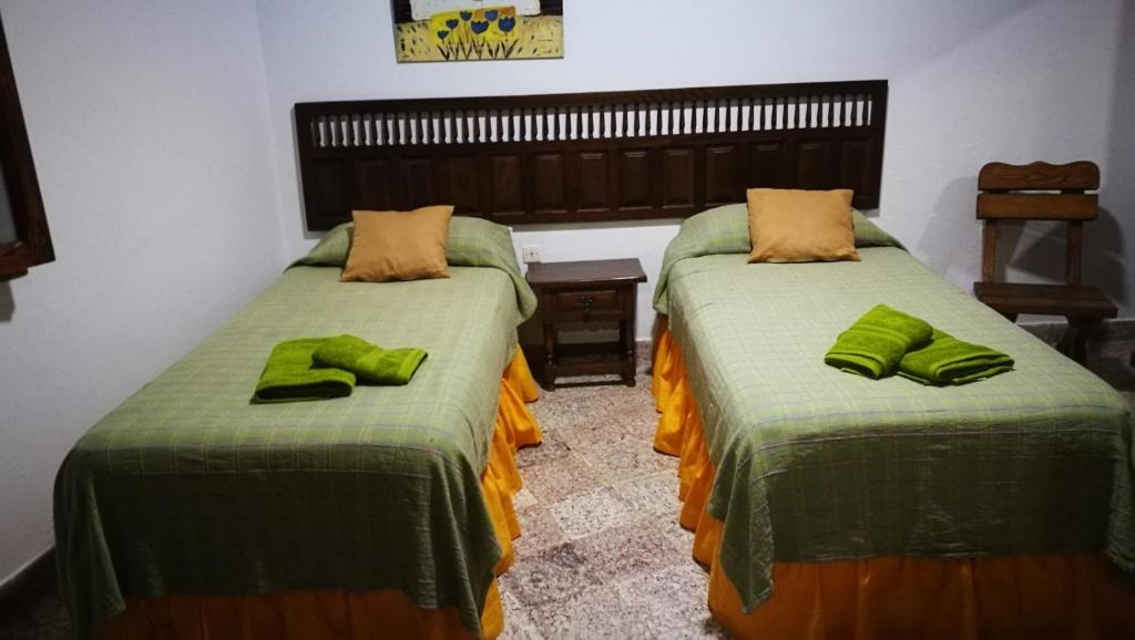 Postel nebo postele na pokoji v ubytování Casa rural el Burro