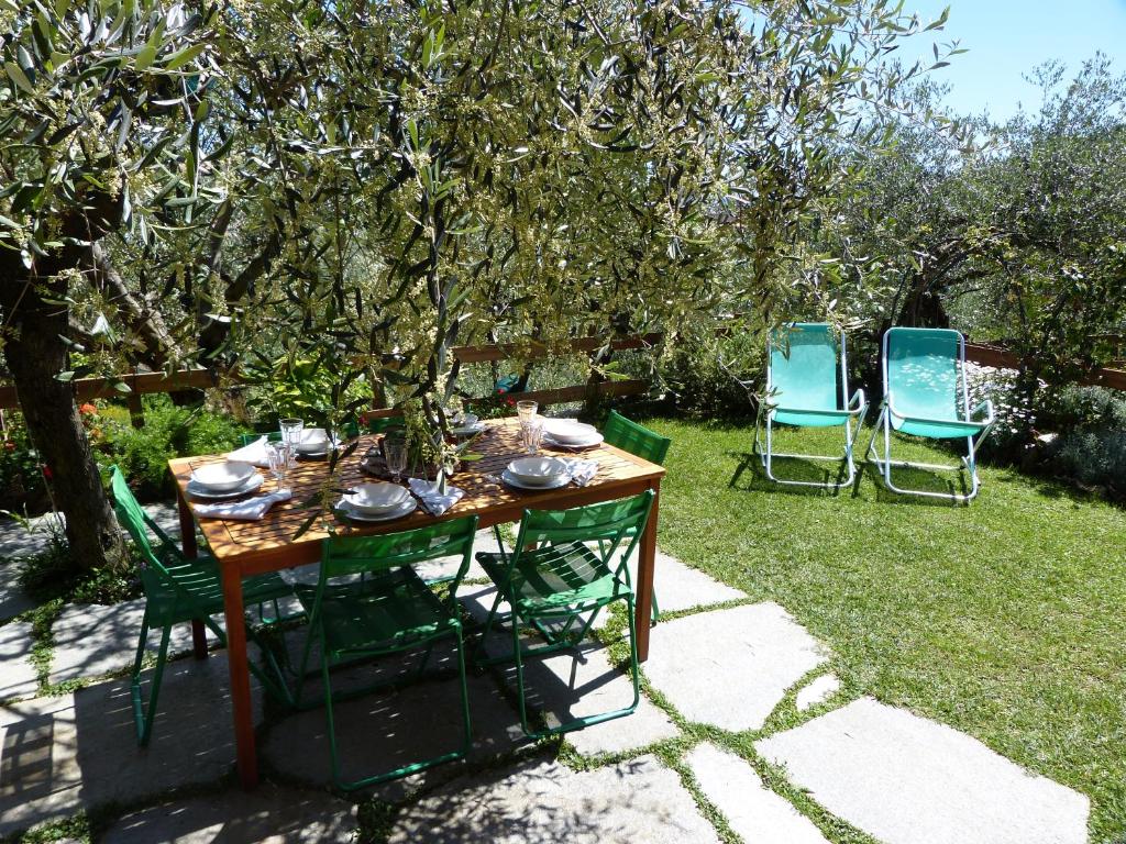 Zahrada ubytování Olive Press Lodge