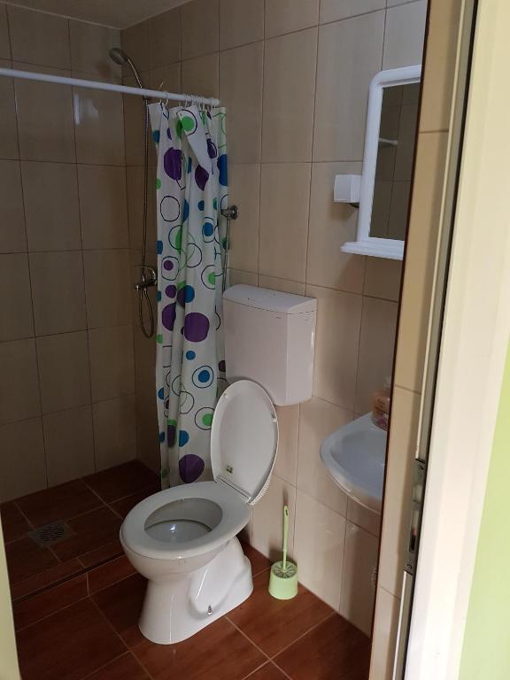 Koupelna v ubytování Guest House Lisinski Raj