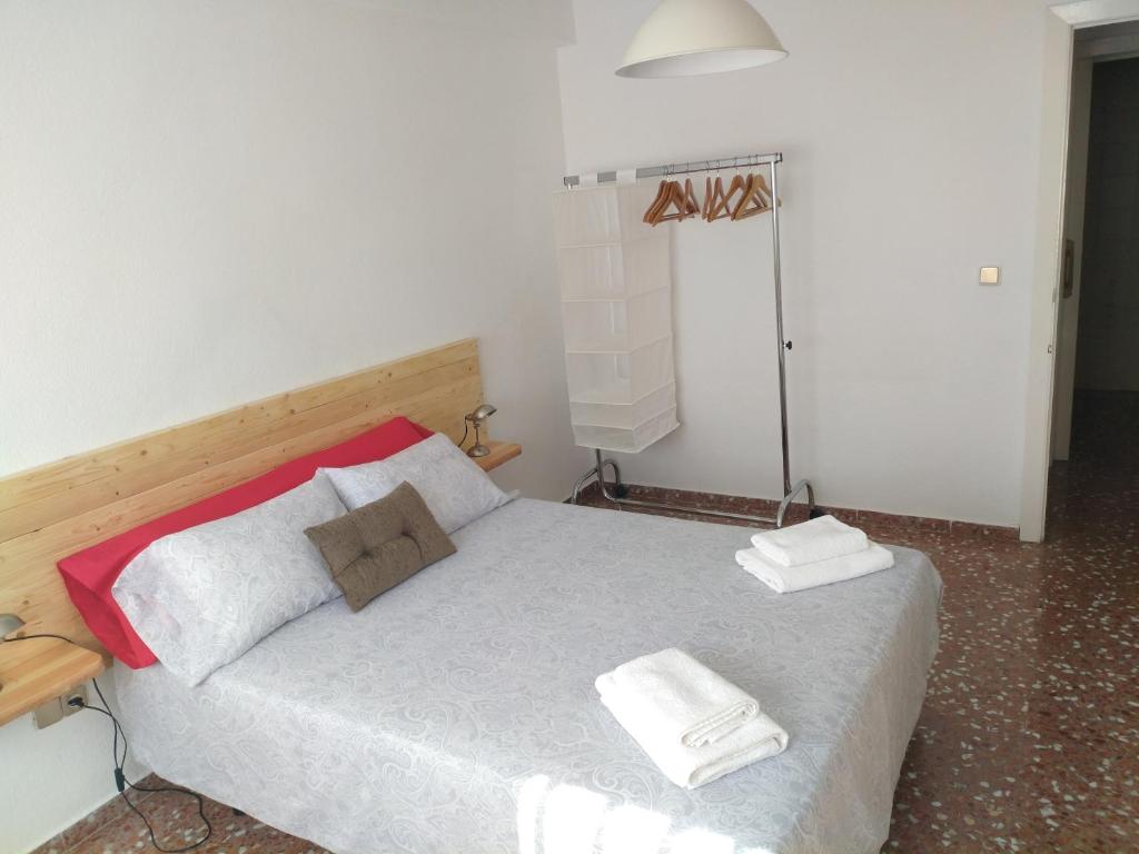 Postel nebo postele na pokoji v ubytování Apartamento Ciudad Jardín