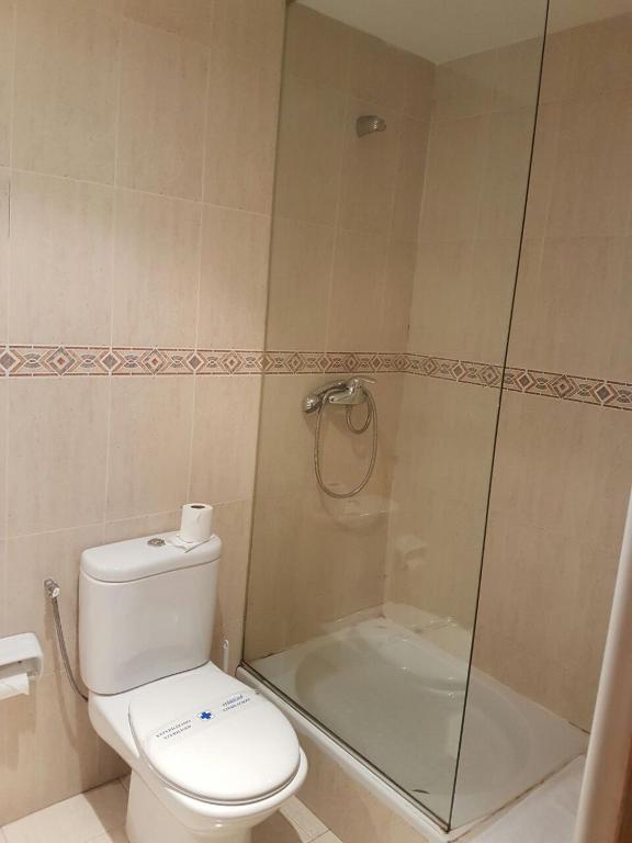 Koupelna v ubytování Hotel Comapedrosa