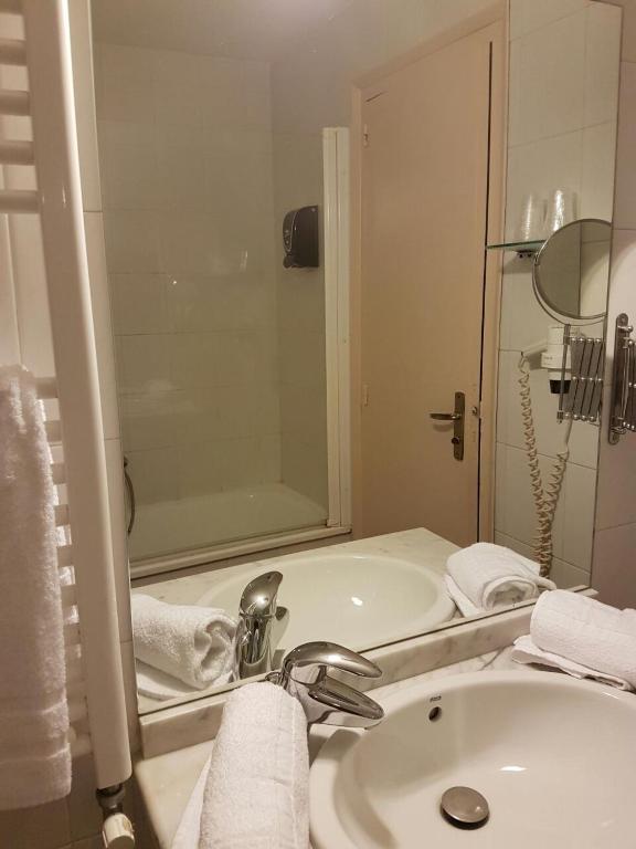 Koupelna v ubytování Hotel Comapedrosa