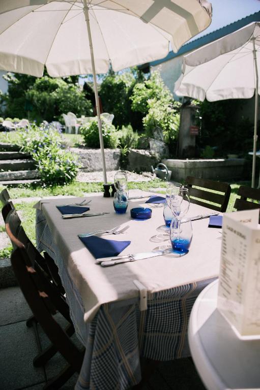 Zahrada ubytování Auberge d'Anthy