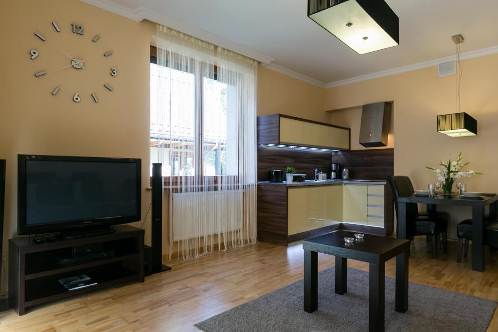 Kuchyňa alebo kuchynka v ubytovaní VIP Apartamenty Tetmajera Centrum 2