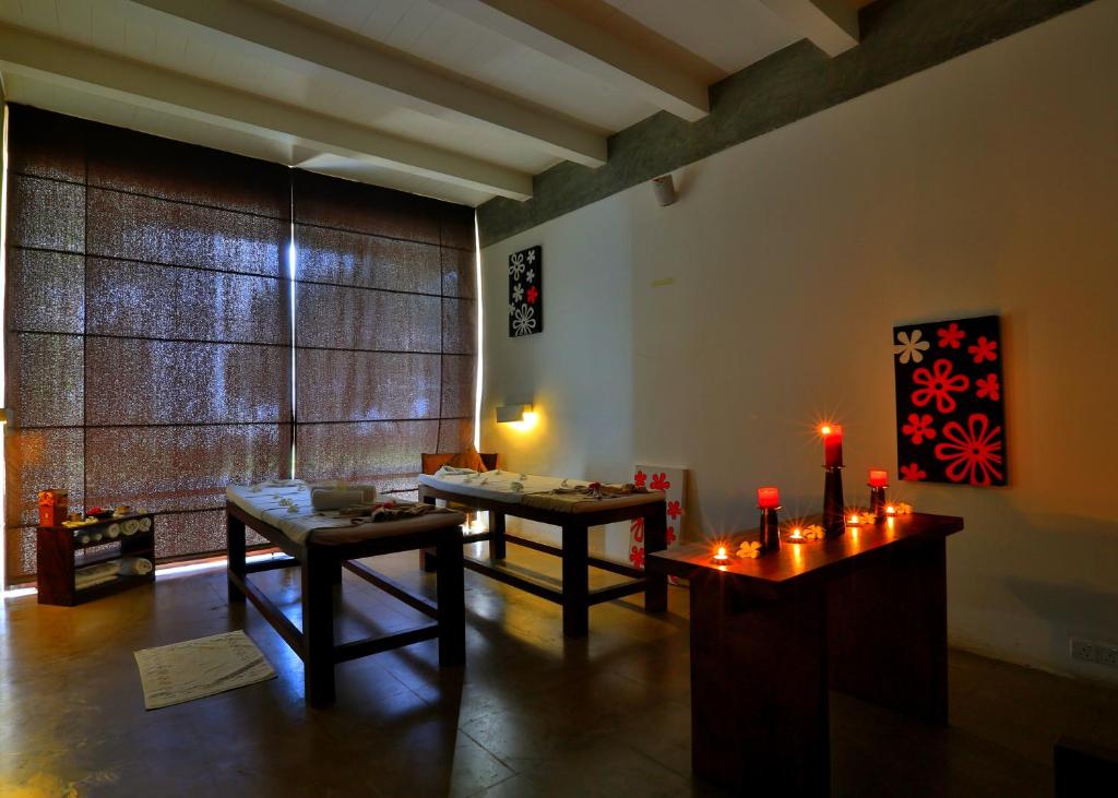 Posezení v ubytování Temple Tree Resort & Spa