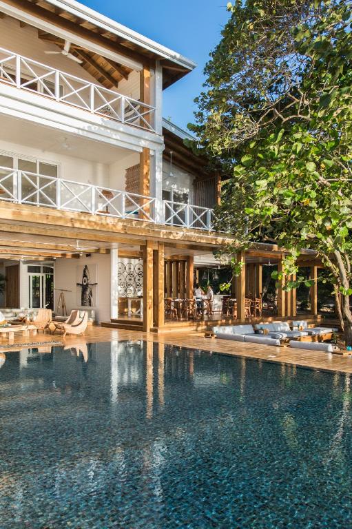 Bazén v ubytování Ibagari Boutique Hotel nebo v jeho okolí