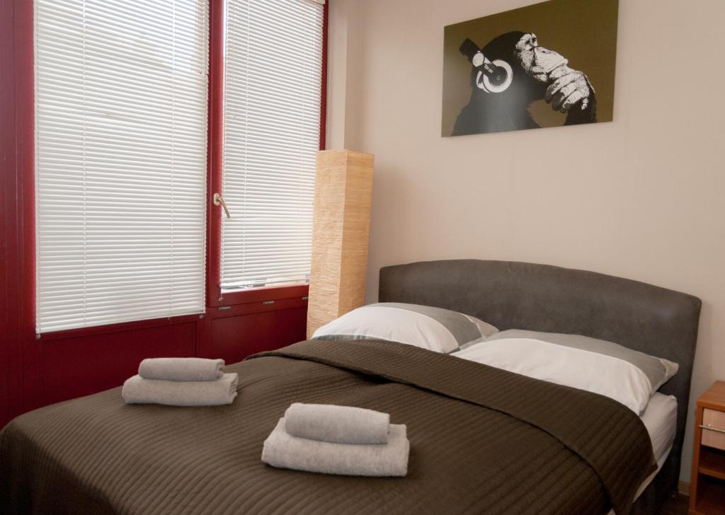 Letto o letti in una camera di AnVa House