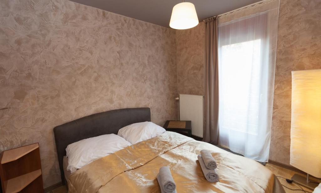 Letto o letti in una camera di AnVa House
