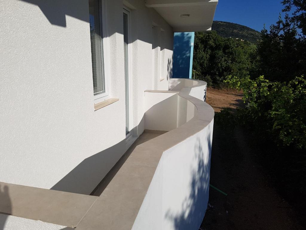 Balkón nebo terasa v ubytování Apartmani Vila Ebra