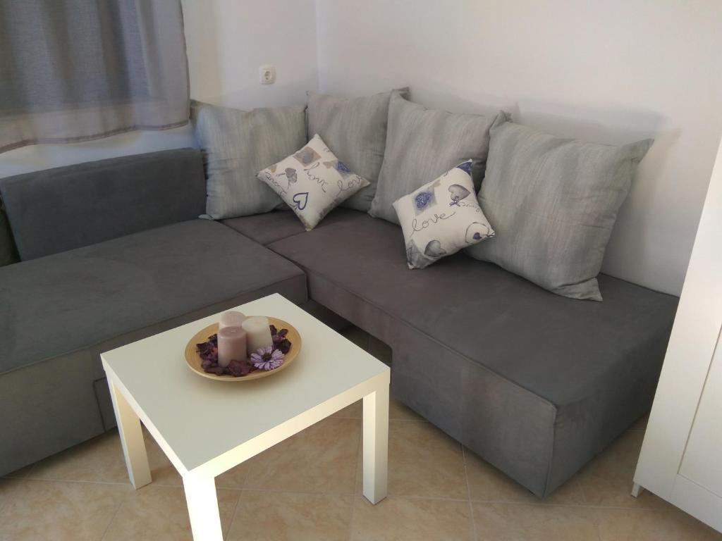 Posezení v ubytování Casa Bianco e Blu