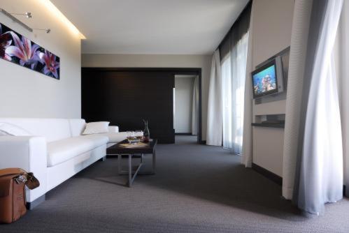 TV a/nebo společenská místnost v ubytování Hotel Selene Pomezia