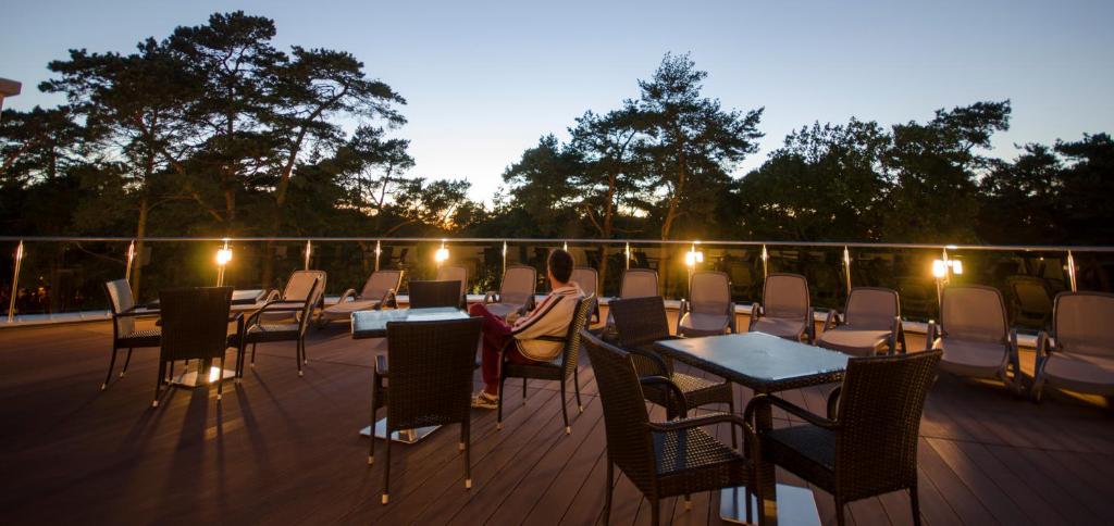 Balkon lub taras w obiekcie Grand Kapitan Medi Spa - POKOJE OZONOWANE