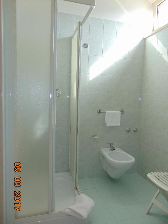 Koupelna v ubytování Hotel Mazzocchetti