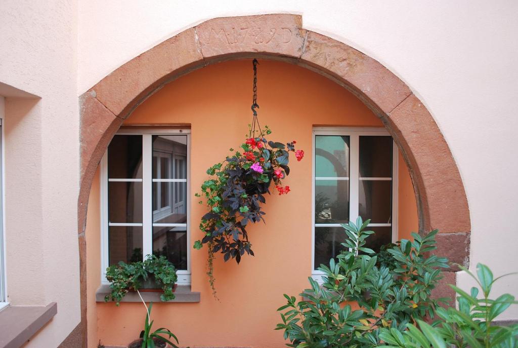 Zahrada ubytování Logis Hôtel Restaurant Kleiber