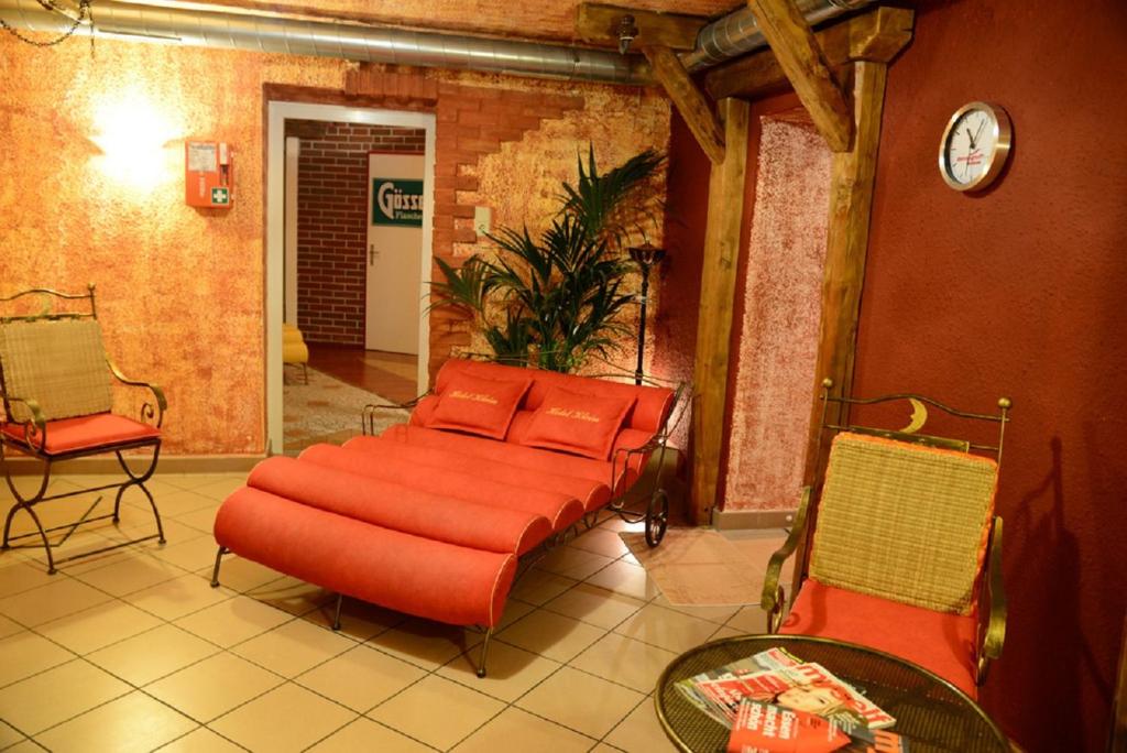 Istumisnurk majutusasutuses Hotel Klein - Seebodenerhof