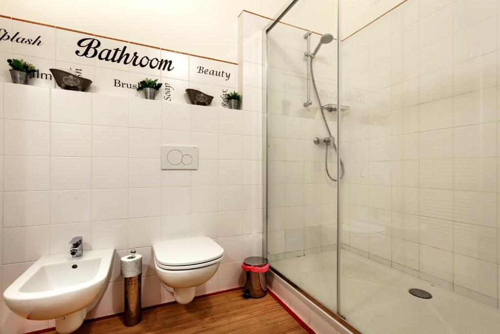 Koupelna v ubytování B&B al 19
