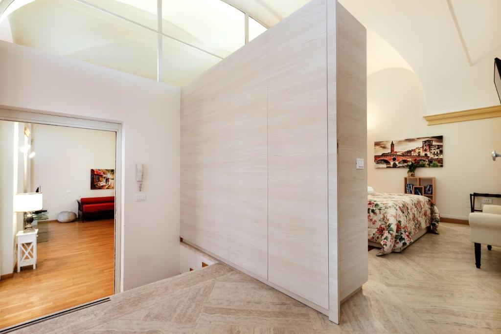 Postel nebo postele na pokoji v ubytování B&B al 19