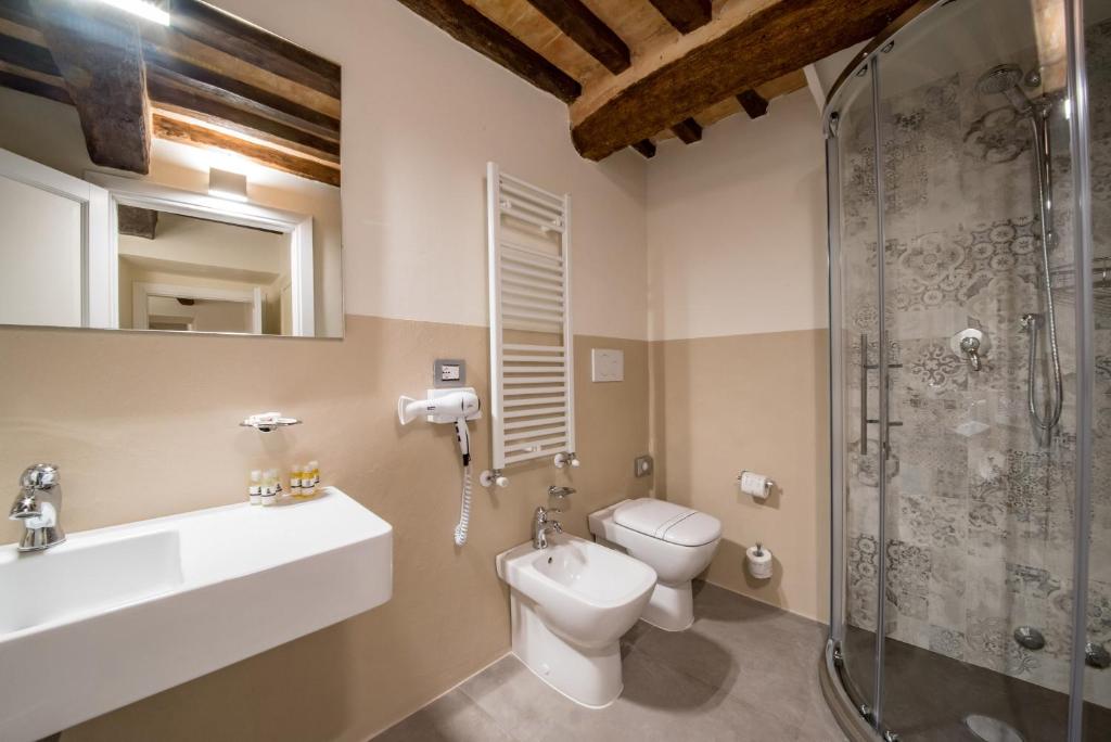 Koupelna v ubytování Hotel Il Palazzo