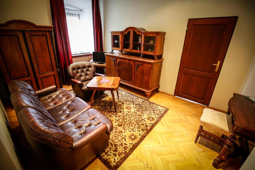 Posezení v ubytování Kaštieľ Fričovce