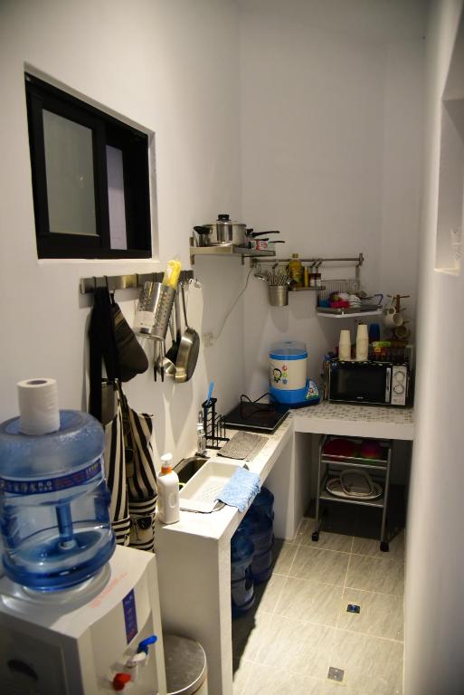 Kuchyň nebo kuchyňský kout v ubytování Living House