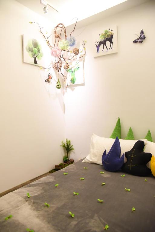 Postel nebo postele na pokoji v ubytování Living House