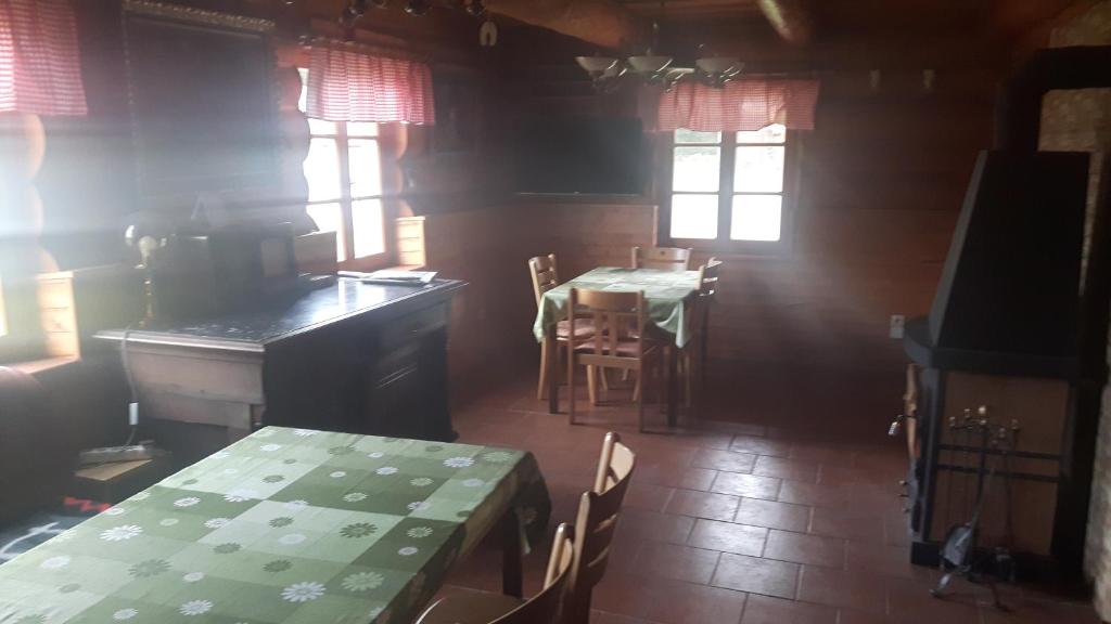 Kuchyň nebo kuchyňský kout v ubytování Šumavská Barborka