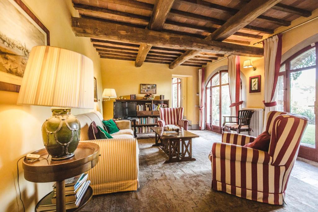 Posezení v ubytování La Veronica Exclusive Chianti Resort