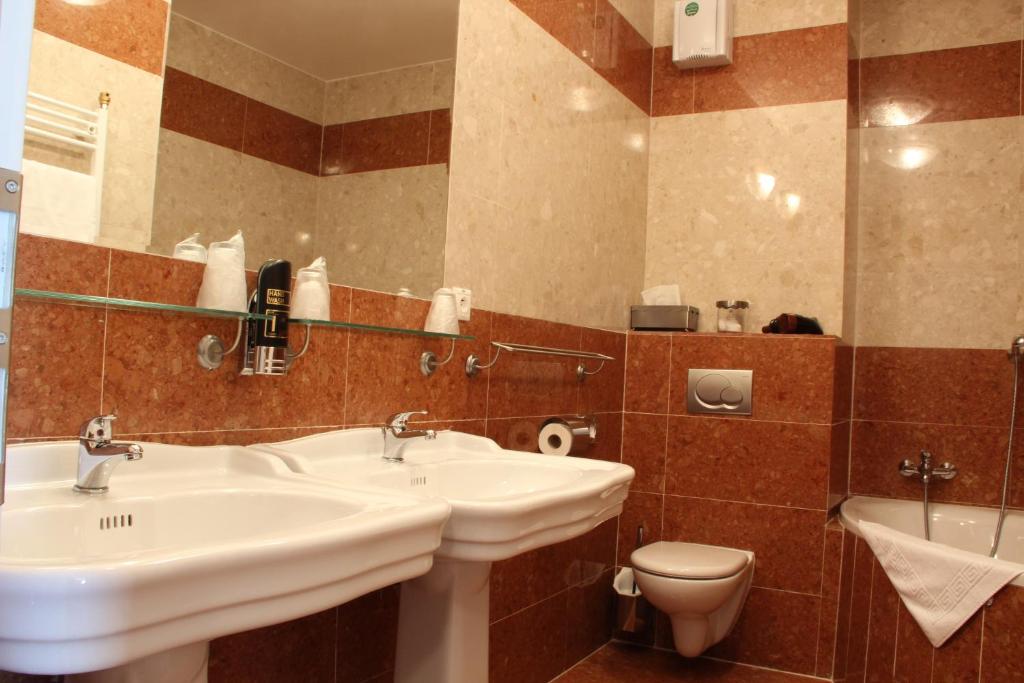 Koupelna v ubytování Luxury Garni Hotel Brix