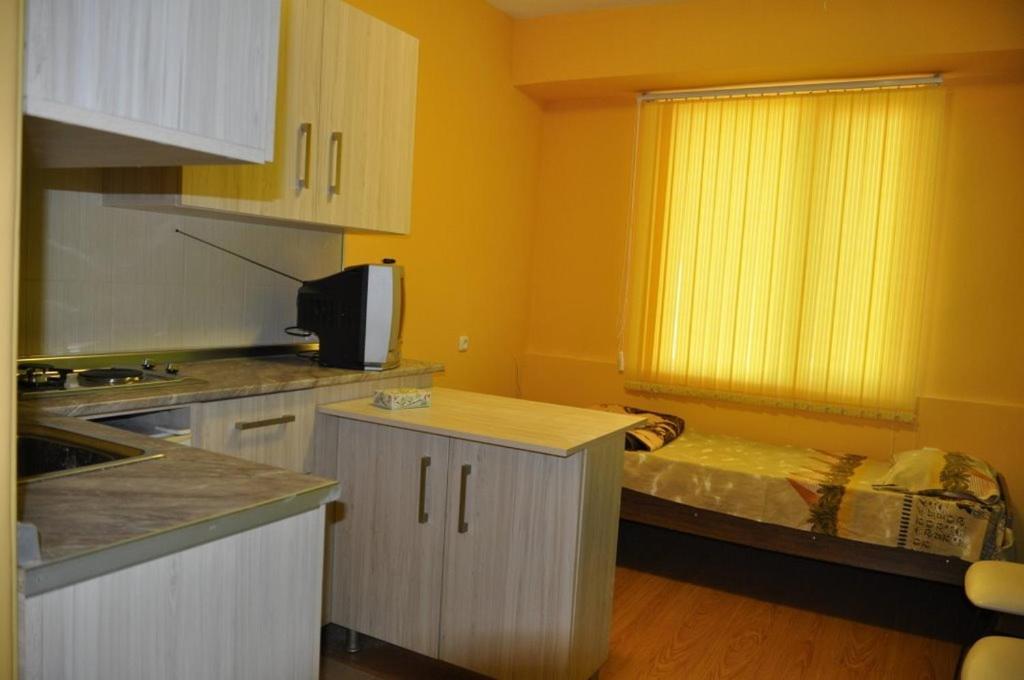 Kuchyň nebo kuchyňský kout v ubytování Armenia Hostel