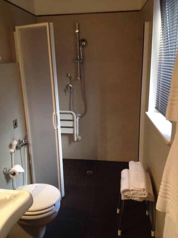 Koupelna v ubytování Albergo Del Sole