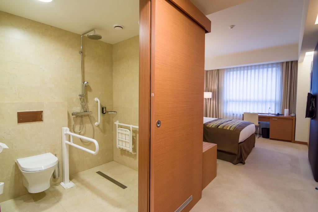 Koupelna v ubytování Ramada by Wyndham Oradea