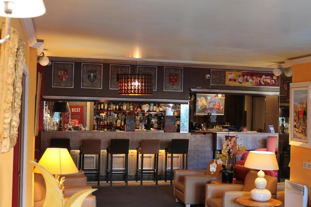 Lounge nebo bar v ubytování Le Verseau
